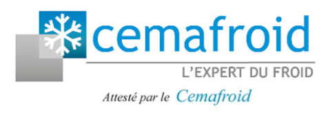 Logo cemafroid, l'expert du froid